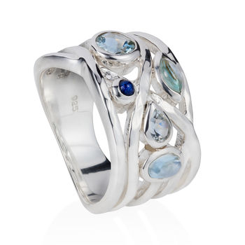 Sterling Silver Gemstone Ring Liana, 2 of 4
