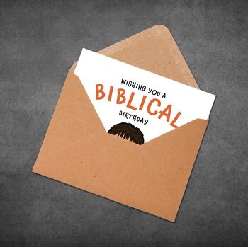 Funny Britpop Birthday Card – Biblical Vibes Design, 5 of 7