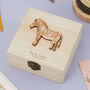Personalised New Baby Zebra Trinket Box, thumbnail 2 of 2