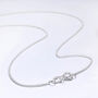Sterling Silver Light Curb Chain Necklace, thumbnail 5 of 10