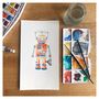 Personalised Robot Giclee Print, thumbnail 5 of 6