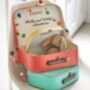 Personalized Child Suitcases: Set Of Three Bright Storage Cases, thumbnail 2 of 3