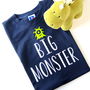 Personalised Father, Son And Baby Monster T Shirts, thumbnail 2 of 7