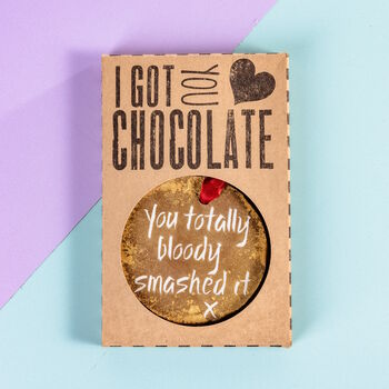 'You Totally Bloody Smashed It' Chocolate Gold Medal Marathon Gift, 2 of 11