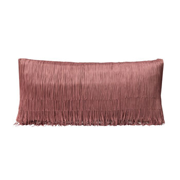 Rectangular Velvet Tassel Cushion, 4 of 4