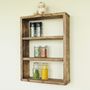 Reclaimed Wooden Kitchen Spice Rack, thumbnail 3 of 3
