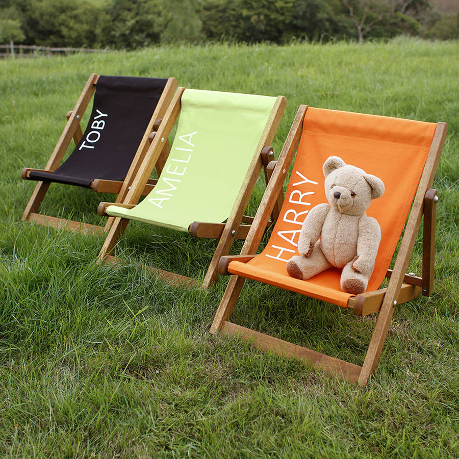 personalised children's deckchair by jonny's sister ...
