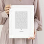 Personalised Letter From Bump To Mummy Print, thumbnail 1 of 7