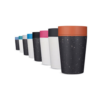 Circular Leakproof And Lockable Reusable Cup 8oz Orange, 8 of 8