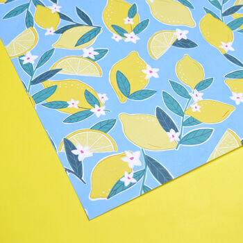 Sorrento Lemons Wrapping Paper, 4 of 6