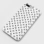 Personalised White Initials Pattern Phone Case, thumbnail 5 of 6