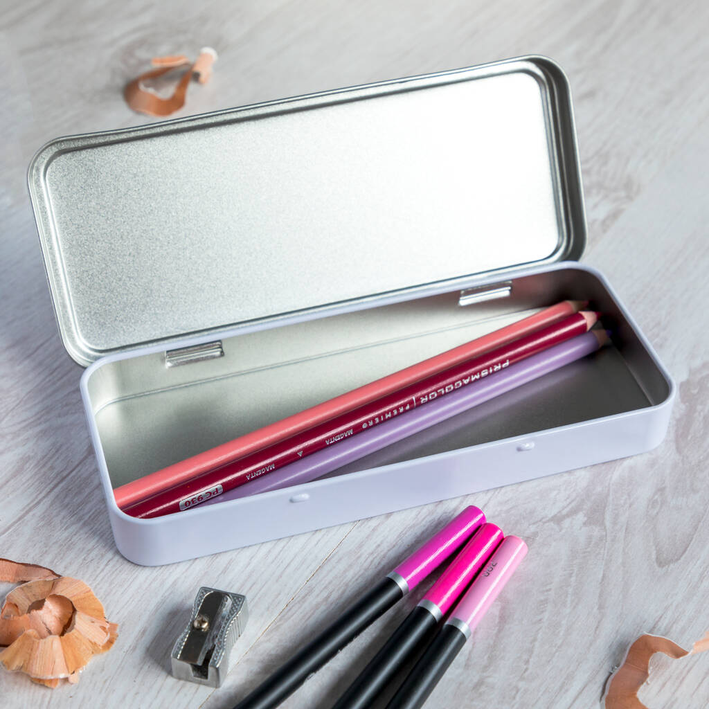 Personalised Too Many Ideas Pencil Tin Case By Mirrorin