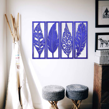 Mystical Feathers: Wooden Wall Art For Serene Spaces, 12 of 12