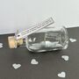Personalised Silver Paper Ship In A Bottle – Silver Wedding Anniversary Gift, thumbnail 1 of 9