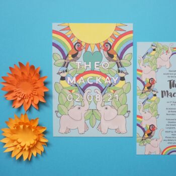 Personalised Illustrated Birthday Party Invitations, 4 of 7