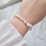 Moonstone Crystal Friendship Angel Number Bracelet 222, thumbnail 1 of 3