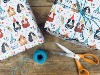 Party Guinea Pig Wrapping Paper, 2 of 3