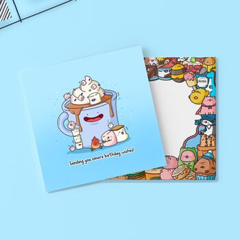 Marshmallow Birthday Card | Cute Greeting Cards, 3 of 4