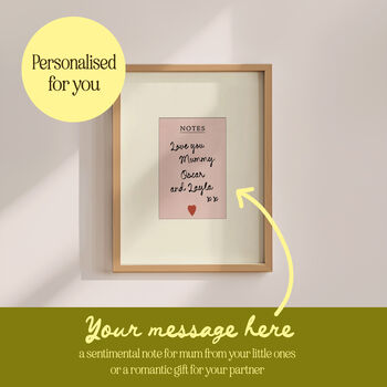 Personalised Love Notes Print, 3 of 11