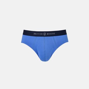 Men's 'Summertime Blues' Three Pack Cotton Briefs, 7 of 10