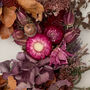 Autumn Dried Flower Wreath 'Bronte', thumbnail 6 of 8