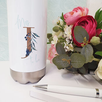 Personalised Large Initial Water Bottle, 5 of 7