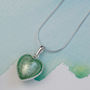 Handmade Silver Murano Glass Heart Pendant, thumbnail 12 of 12