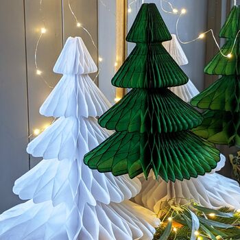 Green Honeycomb Paper Christmas Tree, 2 of 3