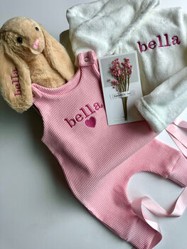 Personalised Baby Shower And Baby Gift Set Box Celebration, 8 of 12