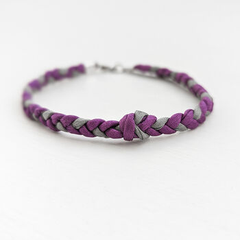 Silk Plaited Friendship Bracelet, 7 of 12