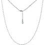 Men's Polished Stainless Steel Paperclip Chain, thumbnail 4 of 5