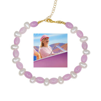 Princess Dreams Pink Pearl Bracelet, 4 of 4
