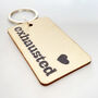 Personalised Wooden Exhausted Keyring, thumbnail 4 of 5