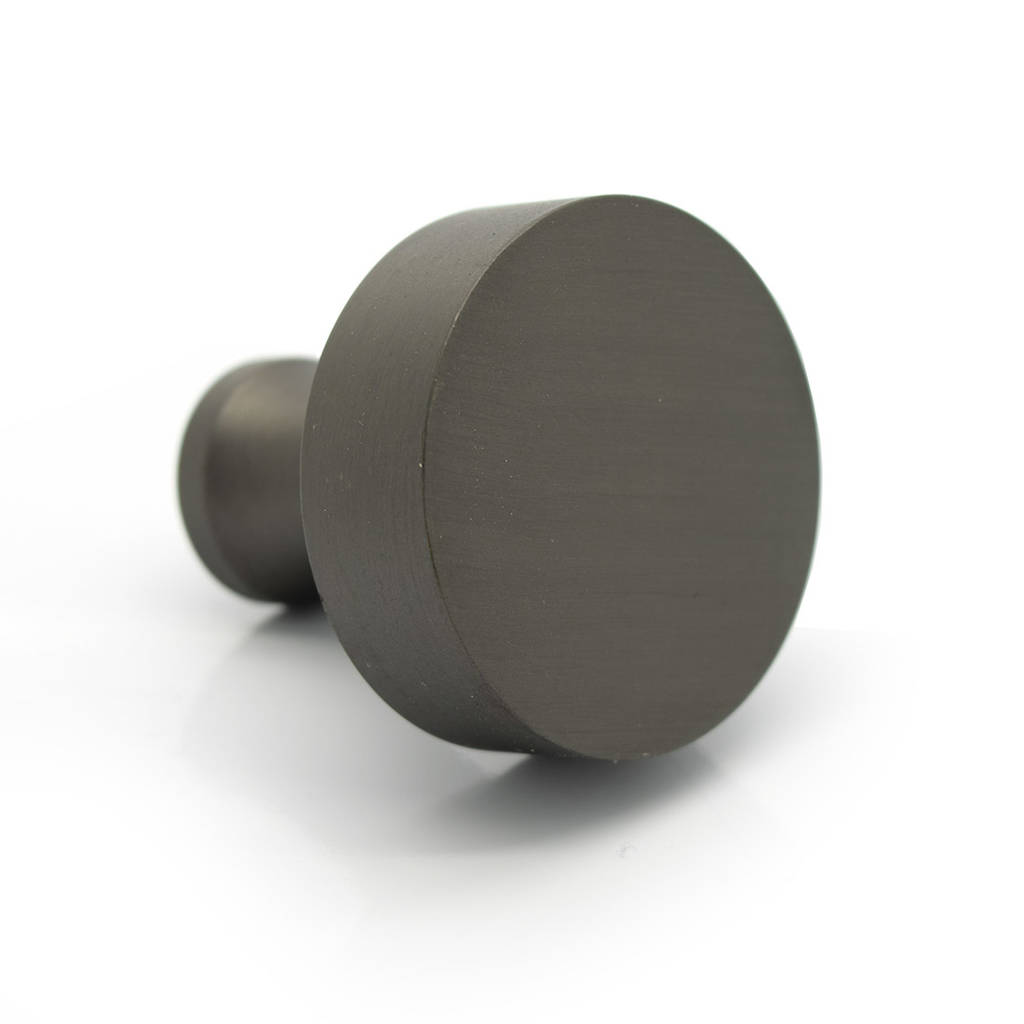 solid brass gunmetal grey cupboard door knobs by pushka home