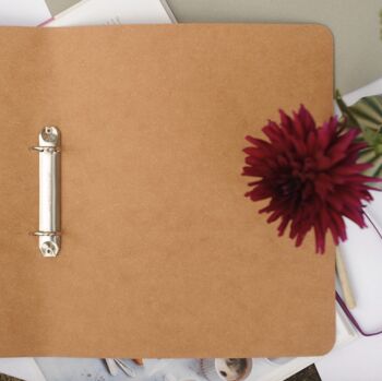 Undercover Leather Logo A4 Ring Binder, 2 of 4