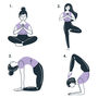Personalised Yoga Position Gym Bag, thumbnail 2 of 4