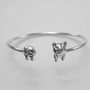 Pig Bangle In Sterling Silver, thumbnail 3 of 3