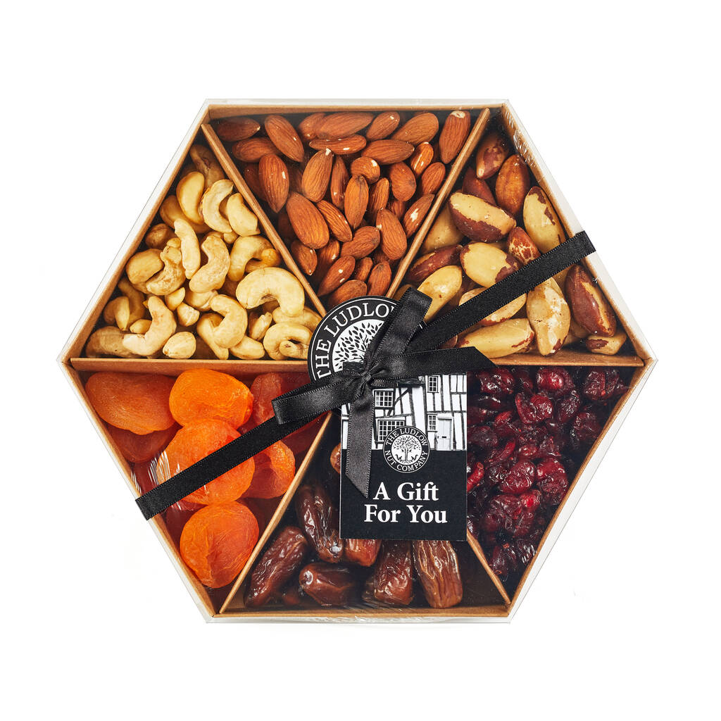 Luxury Fruit And Nut Selection Gift Tray