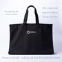 'Qi Eco One' Tote Bag Charcoal Edition, thumbnail 9 of 9