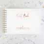 Wedding Guest Book Personalised Foil, thumbnail 2 of 6