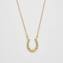 Gold Lucky In Love Necklace, thumbnail 1 of 8