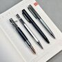 Black And Silver Metal Four Piece Pen Gift Set, thumbnail 4 of 7