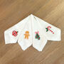 Be Mine Embroidered Napkins | Set Two, thumbnail 3 of 4