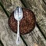 Cereal Killer Hand Stamped Vintage Dessert Spoon, thumbnail 1 of 2