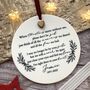 Memorial Christmas Acrylic Poem Decoration, thumbnail 1 of 3