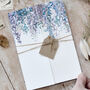 Whimsical Winter Gatedfold Wedding Invitation, thumbnail 1 of 6