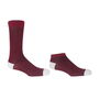 Lux Taylor Burgundy Luxury Crew And Trainer Men’s Socks, thumbnail 2 of 6