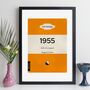 Personalised 70th Birthday Print 1955 Book Cover Gift, thumbnail 8 of 12