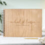 Personalised Wood Wedding Guest Book Alternative, thumbnail 11 of 12