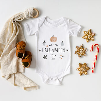 Personalised My First Halloween Bodysuit, 4 of 5